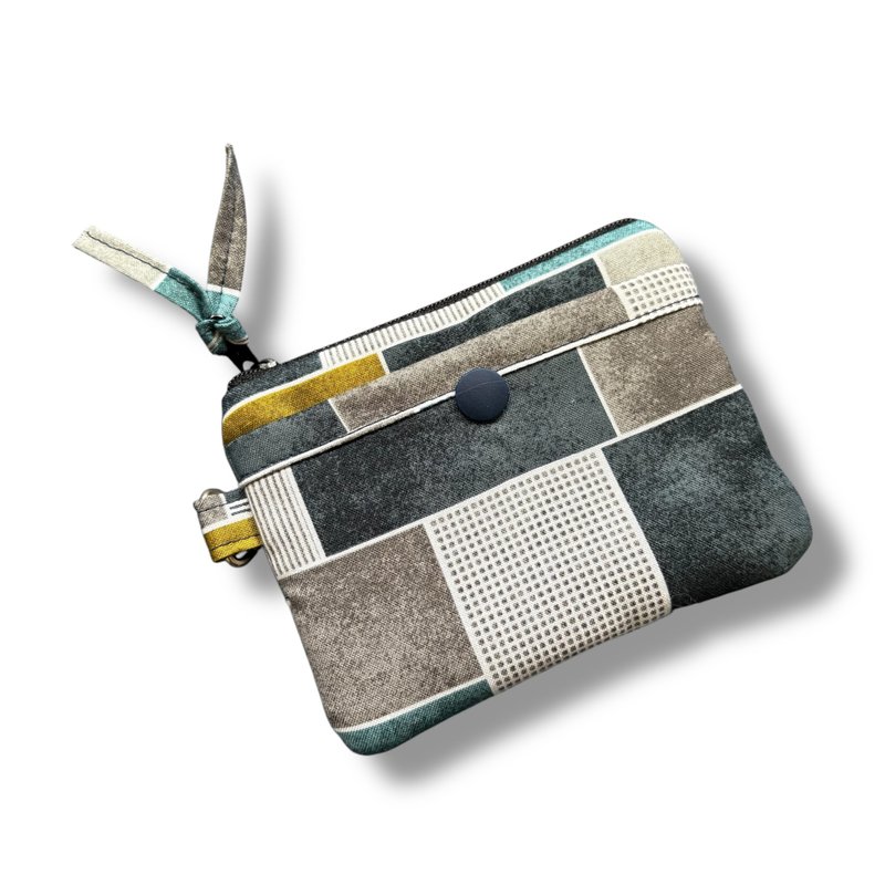 Coins Bag - 零錢包/小錢包 - 棉．麻 藍色