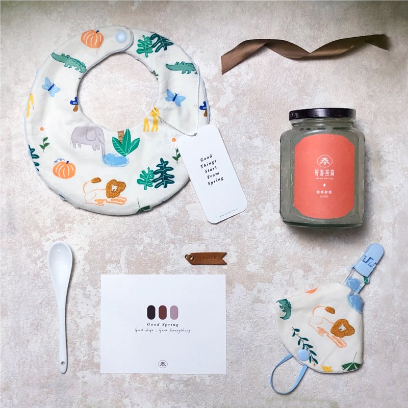 好孕媽咪禮盒-動物森林口水巾套組 鮮燉燕窩單入裝360g年節禮盒 - 養生/保健食品/飲品 - 新鮮食材 紫色