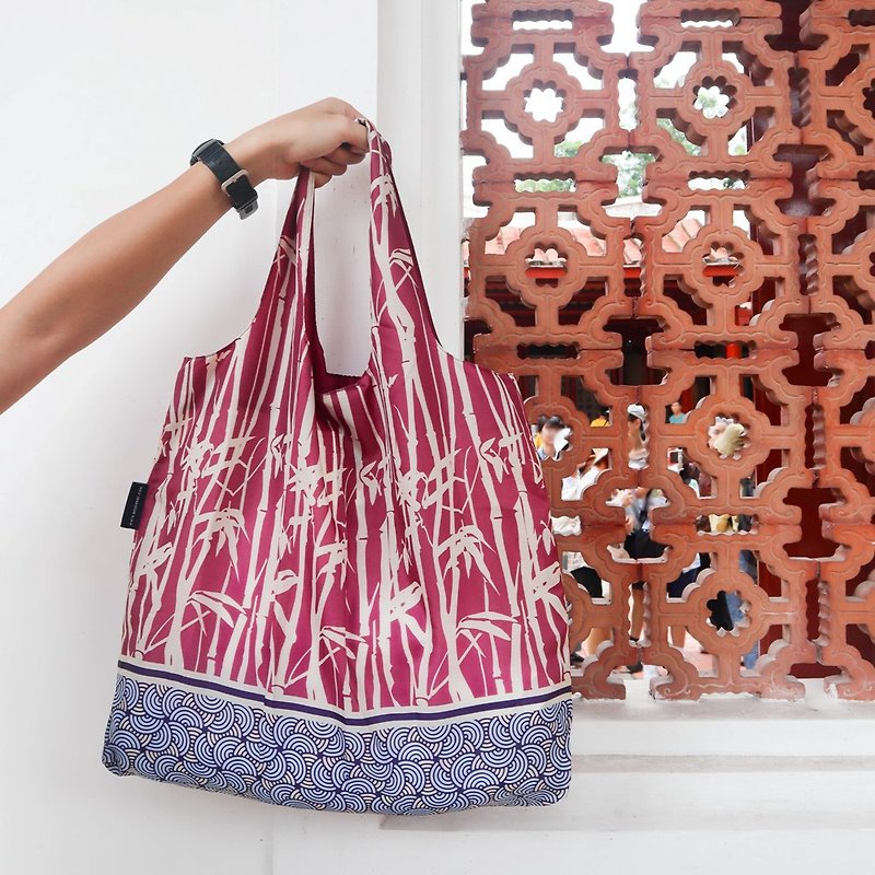 ENVIROSAX 澳洲折疊購物袋 | 東方印象─竹風 - 側背包/斜背包 - 聚酯纖維 多色