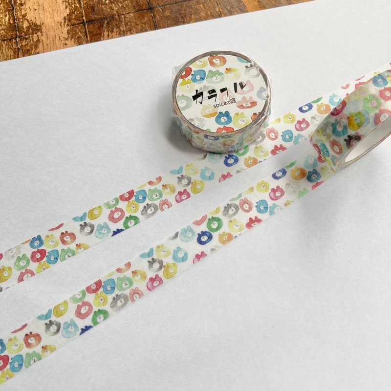 muuseries /colorful 15mm × 7m masking tape - Washi Tape - Paper 