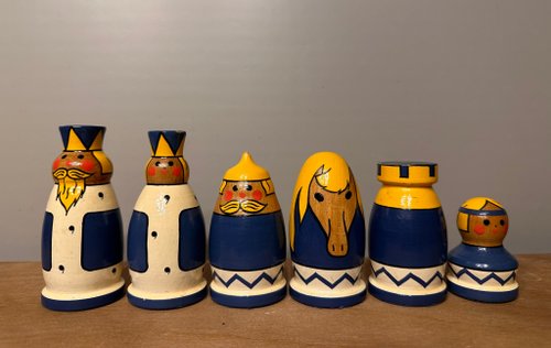 pinky様オーダー品　マトリョーシカ　６点セット　3段　アクセサリー什器 マトリョーシカ | 中島雑貨 -ロシア直輸入販売-