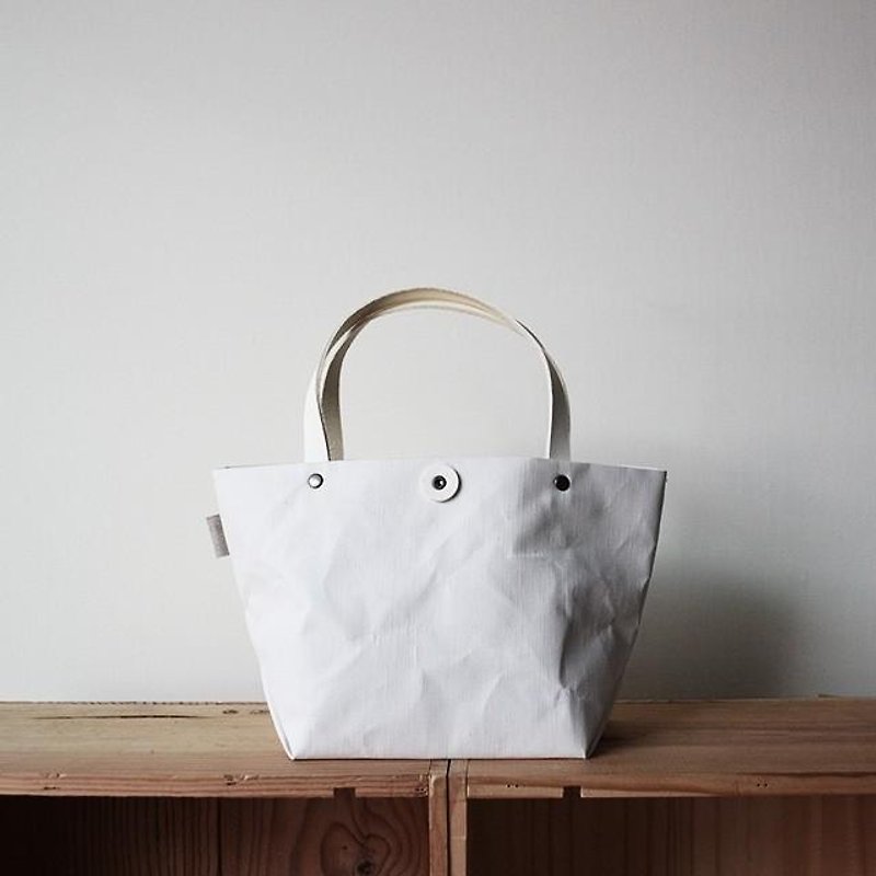 Leather hand tote (S) - Handbags & Totes - Other Materials White