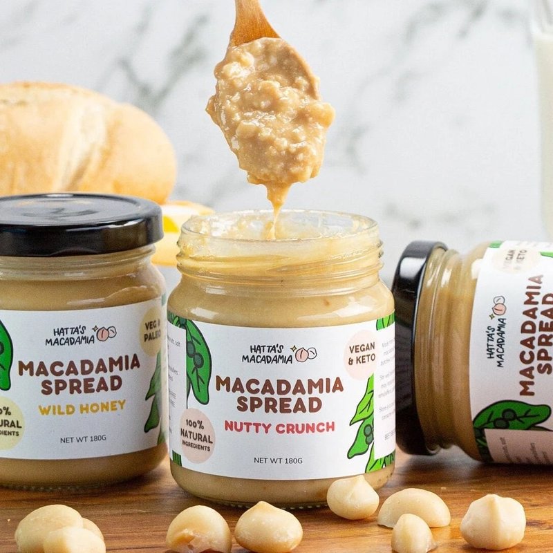 Clean Macadamia Spread (NUTTY CRUNCH) 180g | Vegan, Keto, Healthy, Nut Butter - 果醬/抹醬 - 環保材質 
