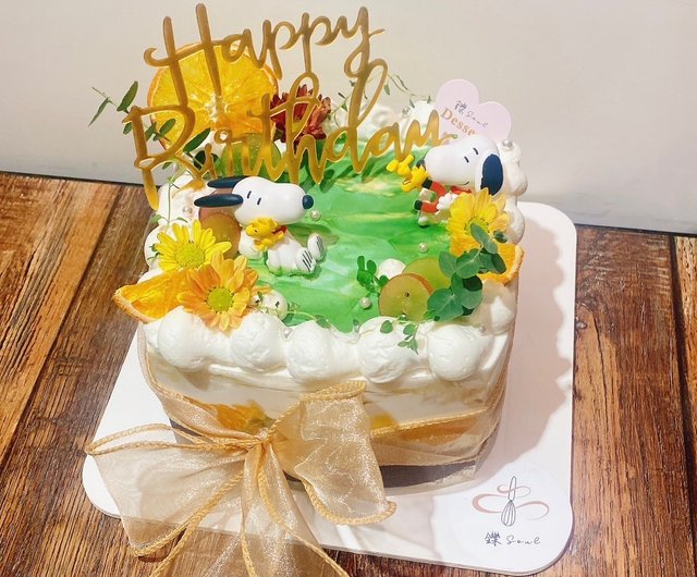 リーメント☆スヌーピーバースデーケーキ＋チャーリーブラウン