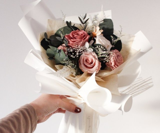 永遠のバラの花束 - ショップ morningcat-flower ドライフラワー