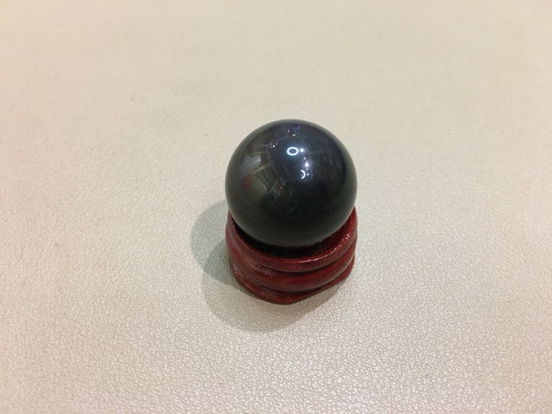 黑曜石球 22-23mm - 項鍊 - 水晶 