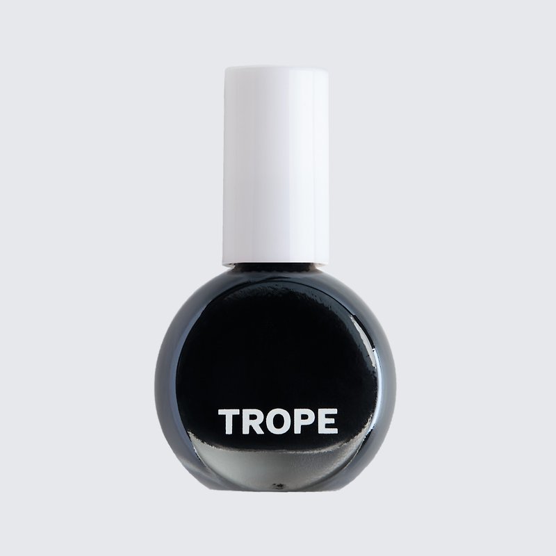 TROPE C23 Echo • Waterbased Nail Colour - ยาทาเล็บ - สี สีดำ