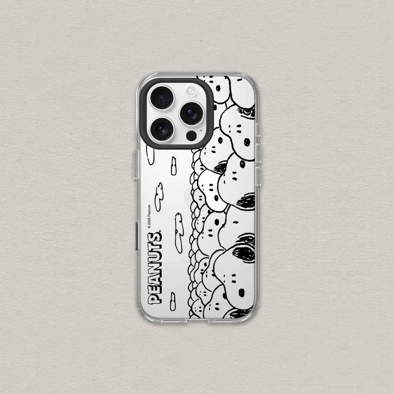 Clear透明防摔手機殼∣Snoopy史努比/滿滿的Snoopy for iPhone - 手機殼/手機套 - 塑膠 透明