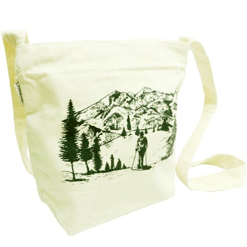 TOPFOREST 輕便單肩斜揹帆布袋 旅行 B02037