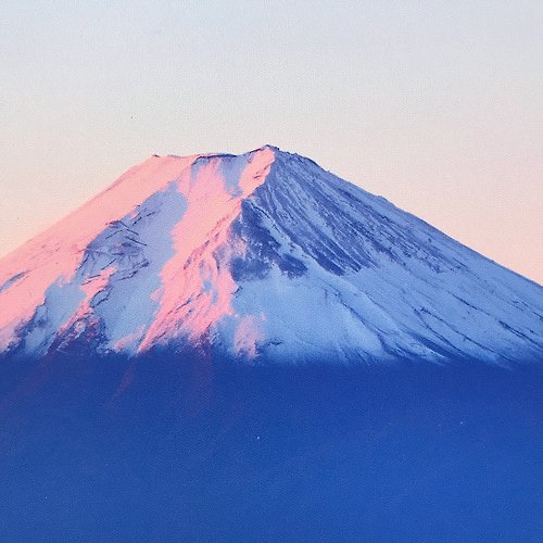 菠蘿選畫所 【微瑕特惠】【福利品】微醺的富士山- 風景掛畫/居家佈置