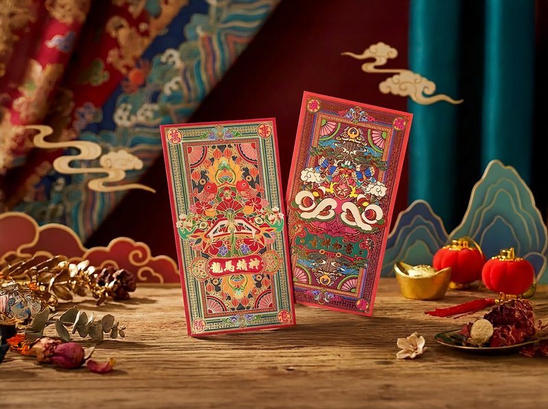 龍馬精神｜オリジナルテーマお年玉袋｜利是廊 - ご祝儀袋・ポチ袋 - 紙 多色