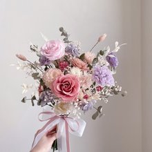 Never-withering dried flowers] light pink white never-withering rose  hydrangea natural semicircular bouquet - Shop Amanda Floral Design Dried  Flowers & Bouquets - Pinkoi