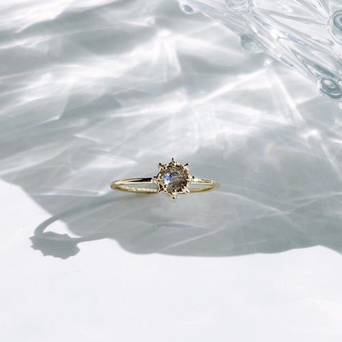 BOHO BELLE jewelry Sunshine拉長石戒指