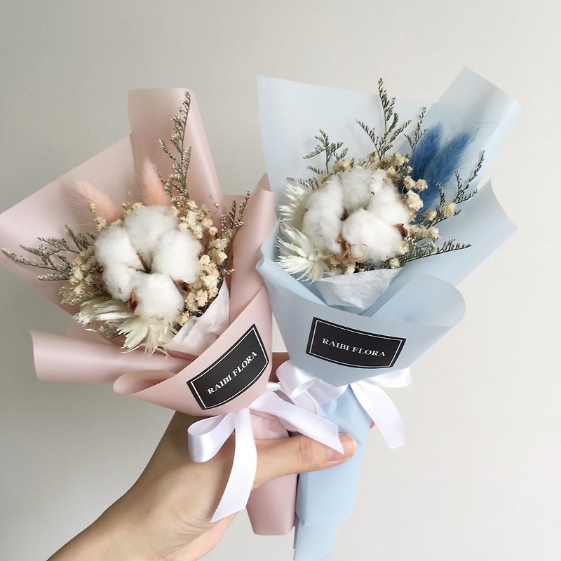 Guest order exclusive guest order cotton small bouquet - ช่อดอกไม้แห้ง - พืช/ดอกไม้ 