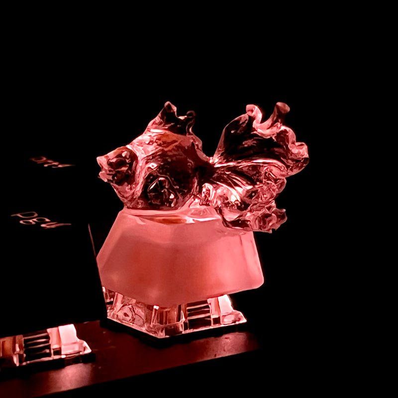 鍵帽, 金魚, 魚,日本魚, 透明, 清晰, 遊戲, 鍵盤, cherry MX - 其他 - 塑膠 透明