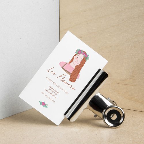 Moonmachineone Custom Illustrated Personalized Business Cards + Print Set