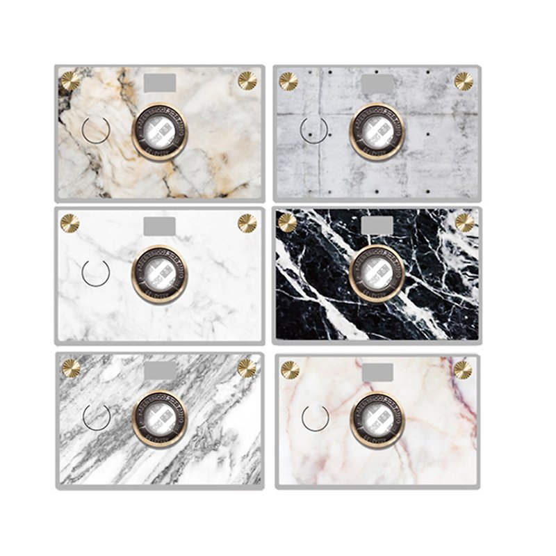 【CASE ONLY】石紋系列 Stone Pattern紙殼(不含主機)PaperShoot - 菲林/即影即有相機 - 紙 白色