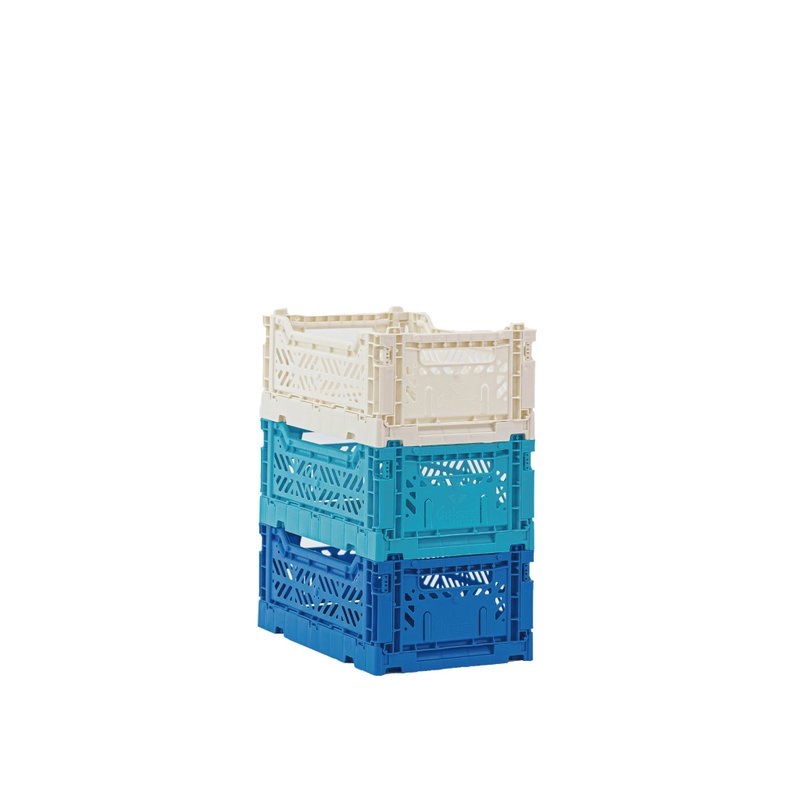 Aykasa土耳其折疊收納籃 - 經典組合 - 希臘地中海 - 居家收納/收納盒/儲物盒 - 塑膠 