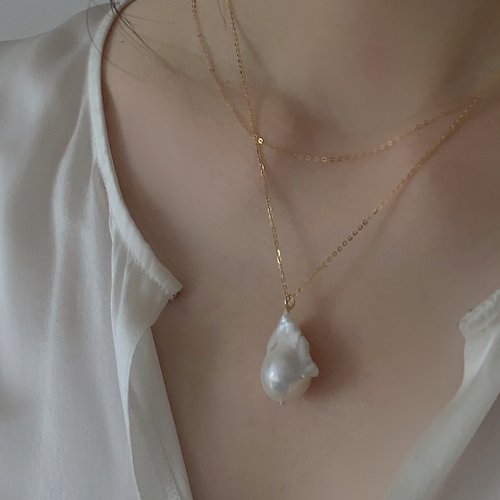 Susie 蘇西獨立設計 特價 貝尼尼 巴洛克天然異形珍珠項鏈 復古文藝浪漫