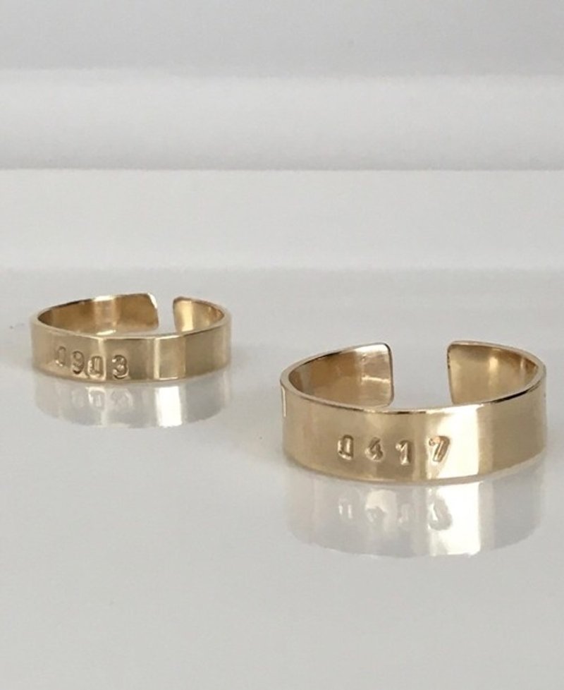 真鍮リング「pair」 - 戒指 - 其他金屬 