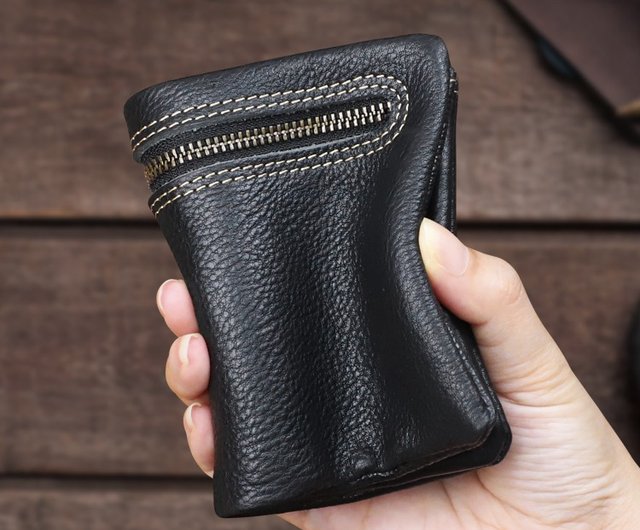 Wallet for Men - Dark Brown - Smooth Leather