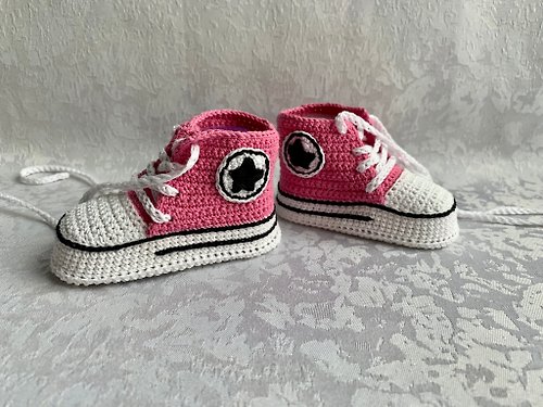 HowletDi Cute Converse Baby Shoes 3-6 months 10.5 cm for photoshoot Baby booties Gift