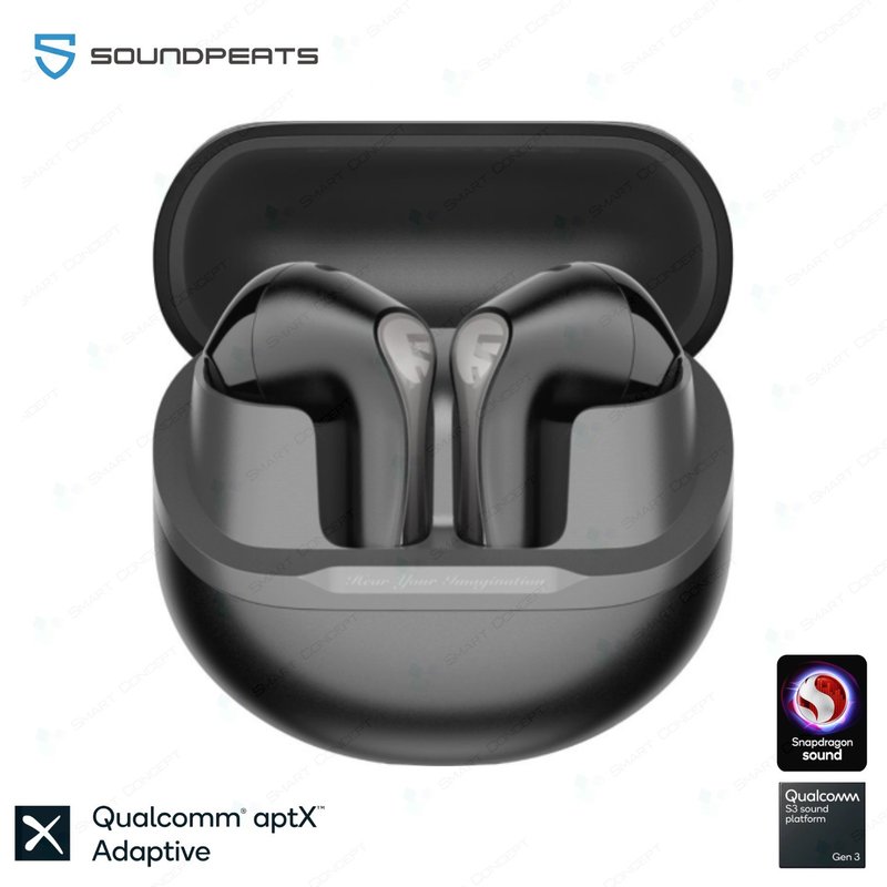 SoundPeats Air 5 semi-in-ear true wireless headphones - หูฟัง - วัสดุอื่นๆ สีดำ