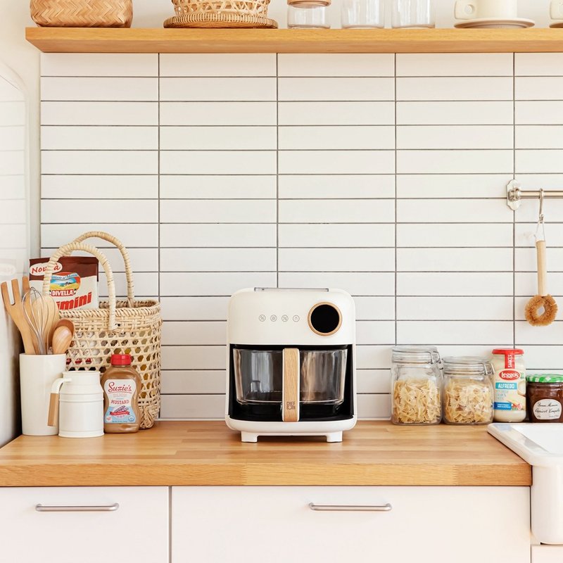 【CHEFBORN韓國天廚】4.5L Air蒸氣雲朵氣炸鍋 - 廚房家電 - 塑膠 白色