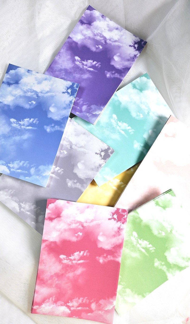 Sky Clouds Background Paper - กระดาษโน้ต - กระดาษ หลากหลายสี