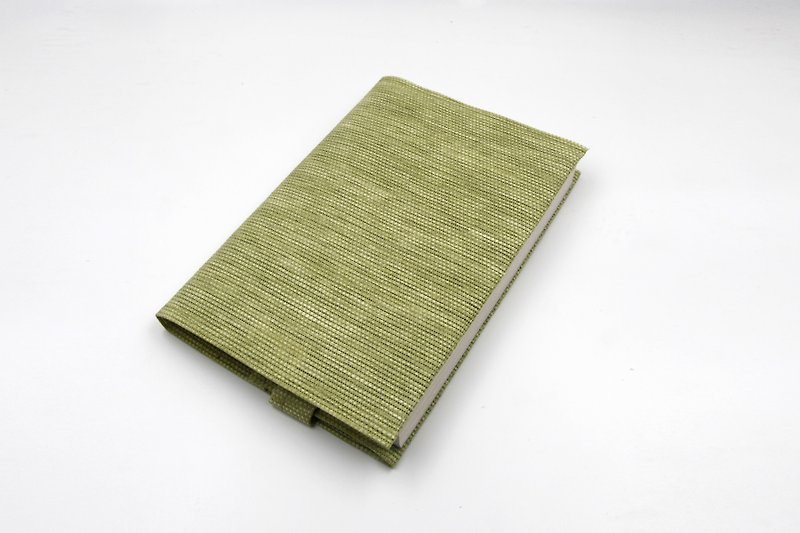 【紙布家】書套、書衣、手帳套、筆記本套 (A5/G16K) 草綠 - 筆記本/手帳 - 紙 綠色