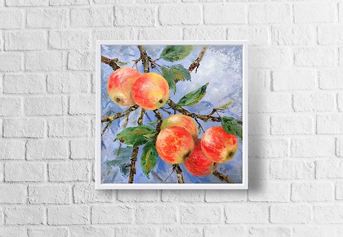 ArtLolitaRos 這幅水果畫是一幅有蘋果的靜物畫。