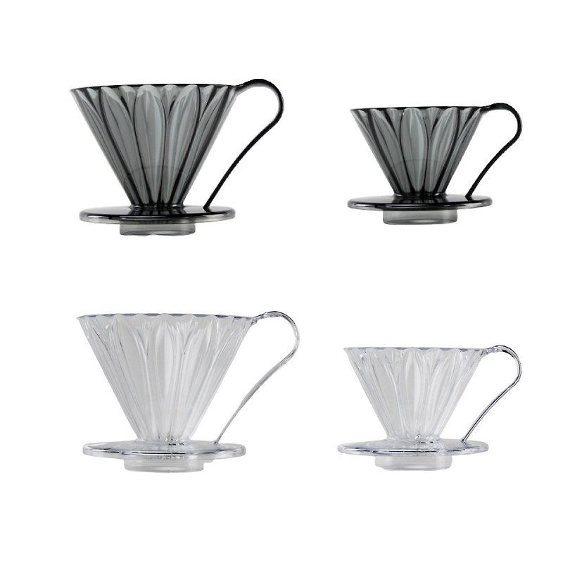 [New Product] CAFEC Tritan Petal Filter Cup-Two Types in Total - Coffee Pots & Accessories - Resin Transparent