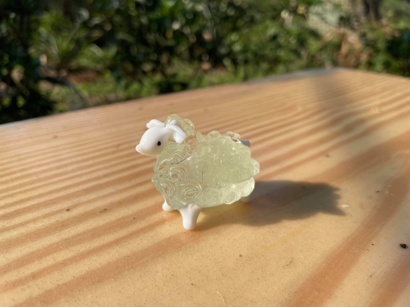 水晶玻璃 夜光 十二生肖 羊 - 擺飾/家飾品 - 玻璃 