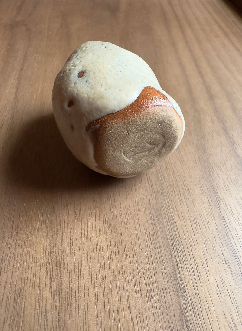 豆大福小花器 - 花瓶/花器 - 陶 灰色