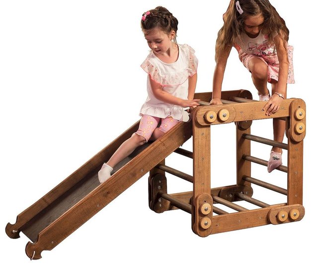 Climbing frame and sales slide for toddlers