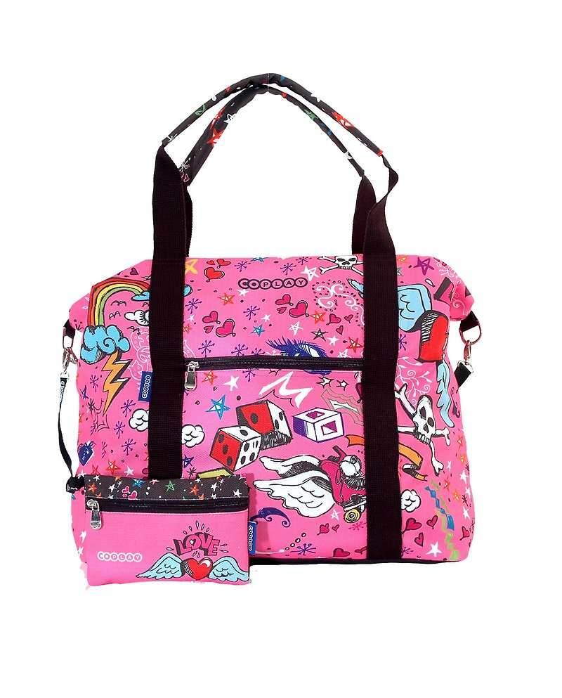 パンクの天使|バッグ|大容量|ショルダーバッグ|メッセンジャーバッグ|ハンドバッグ - ショルダーバッグ - 防水素材 多色