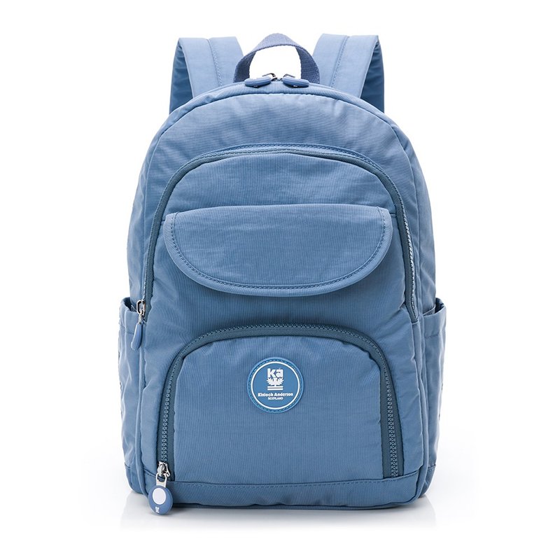 【Kinloch Anderson】FRANCIS Flip Backpack-Blue - Backpacks - Nylon Blue