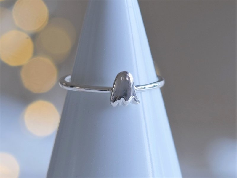 Tiny ghost ring silver925 - แหวนทั่วไป - โลหะ สีเงิน