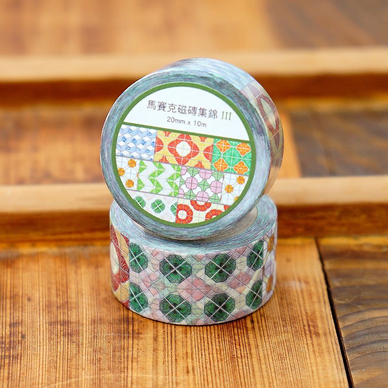Old House Yan – Mosaic Tile Collection Paper Tape III - Washi Tape - Paper 