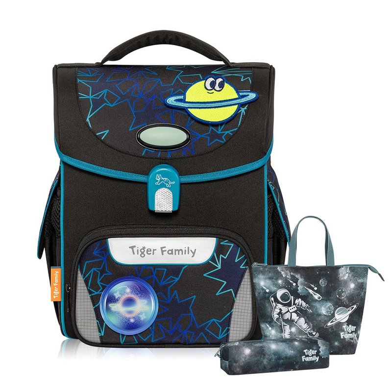 TigerFamily Little Scholar Protecting the Ocean Series Ultra-Lightweight Backpack Pro 2S-Lightning Storm - กระเป๋าเป้สะพายหลัง - วัสดุกันนำ้ สีน้ำเงิน