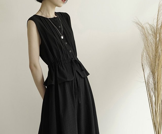 faux two piece dress