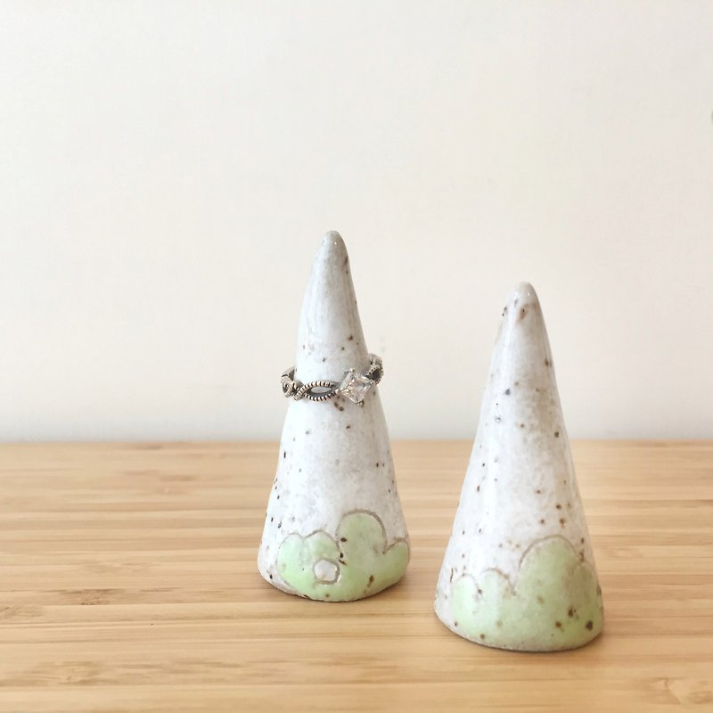 ホワイト土壌メイク|セラミック粉末プライマーシートリング - 花瓶・植木鉢 - 陶器 ホワイト