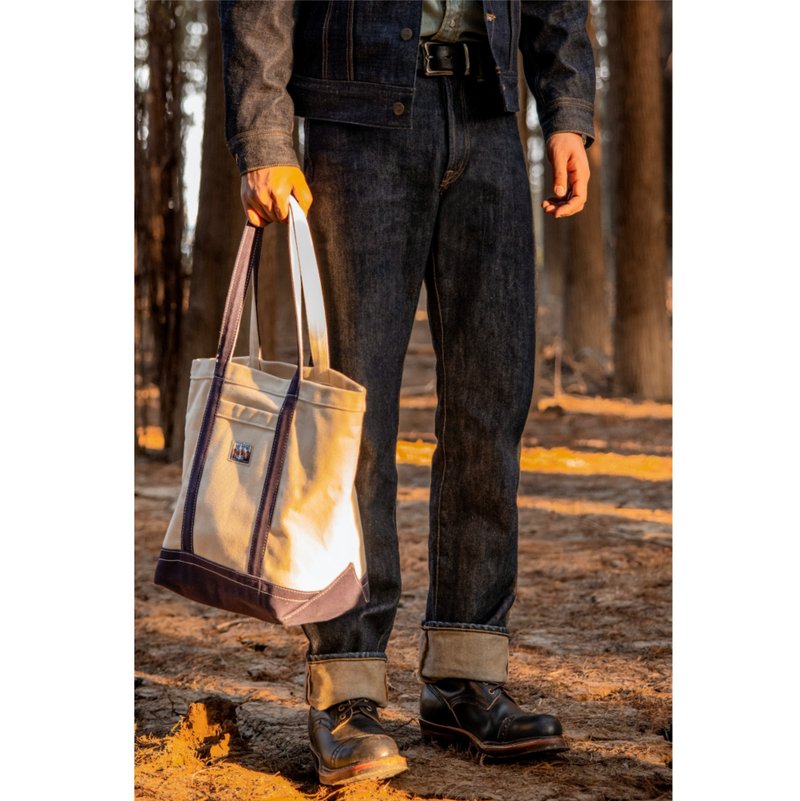 牛仔褲 中腰直筒 重磅21oz 藍色赤耳丹寧 已脫漿 634s Denim - 男長褲/休閒褲 - 棉．麻 藍色