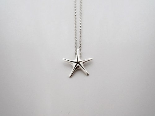 S.Lee Metal Art & Jewellery 動物王國系列 小海星墜16吋鍊(實心/無電鍍)