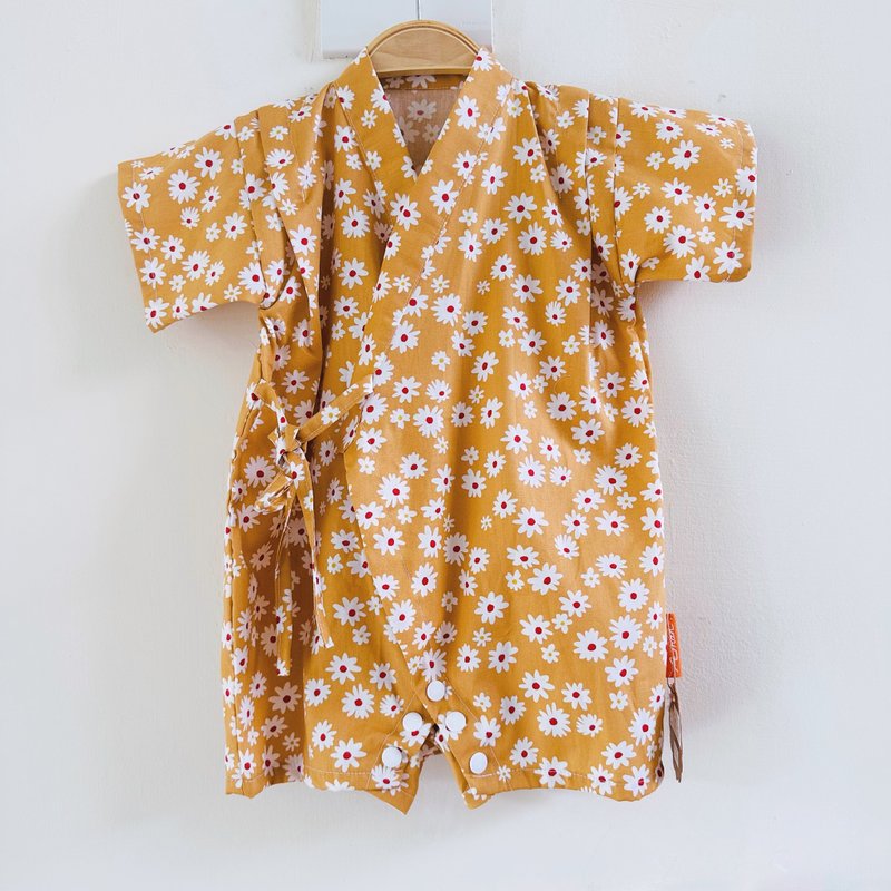 Ready-made children's one-piece Jinbei-Little Daisy - ชุดทั้งตัว - ผ้าฝ้าย/ผ้าลินิน 