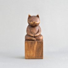 木彫り アマビエ猫 猫仏2009 - ショップ 仏屋さかい stha Hotokeya Sakai 人形・フィギュア - Pinkoi