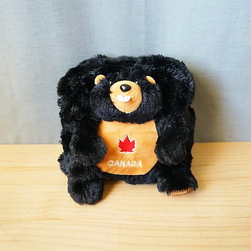 北極二手雜貨 【北極二手雜貨】加拿大熊熊絨毛後背包 兒童背包