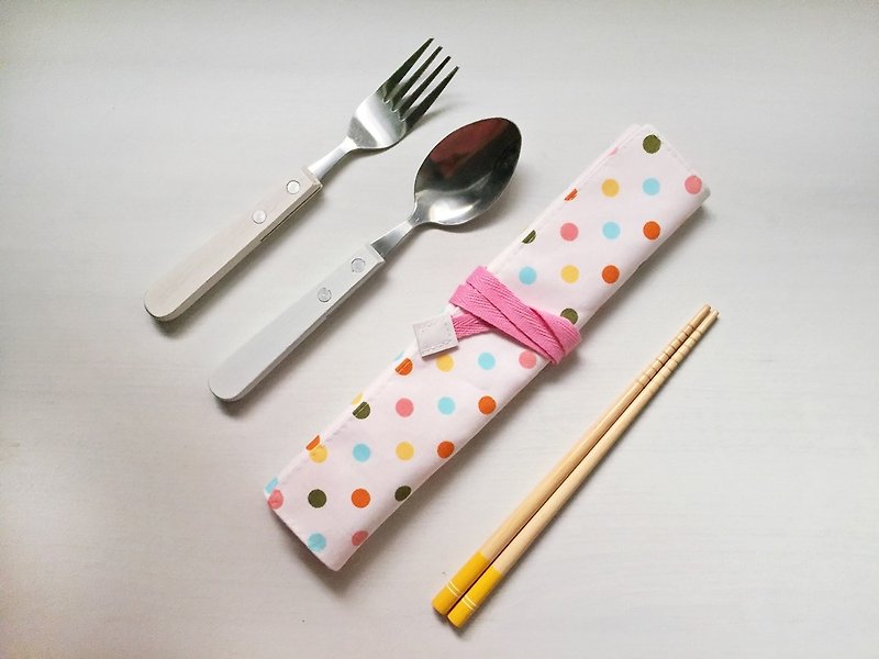 hairmo color little eco-friendly chopsticks set/tableware bag/pen bag - ตะเกียบ - ผ้าฝ้าย/ผ้าลินิน หลากหลายสี