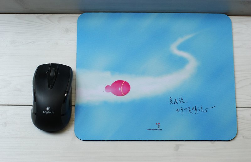 Mouse Pad-Downstream - Mouse Pads - Rubber Multicolor