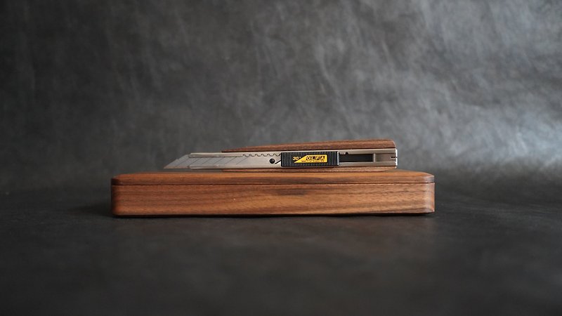 木製万能ナイフ ウォールナット - ハサミ - 木製 ブラウン